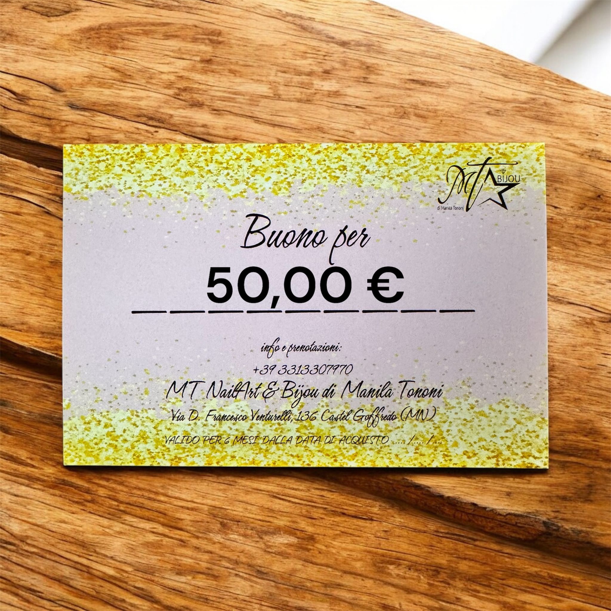 Gift card 50 €