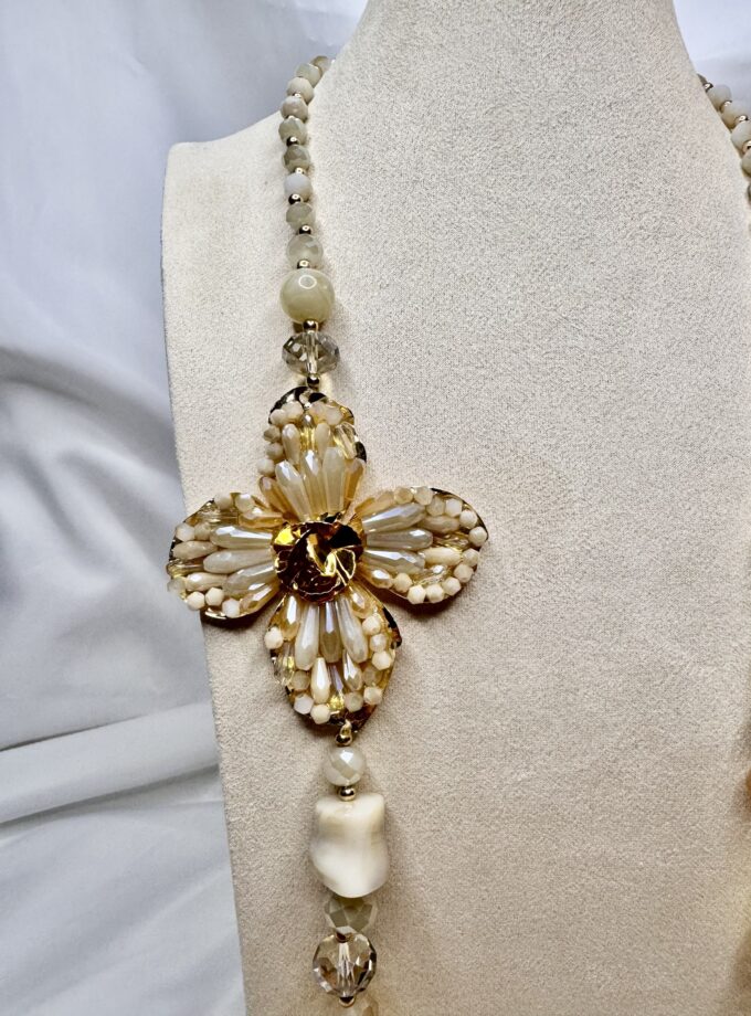 Collana “ Carlotta ” color champagne