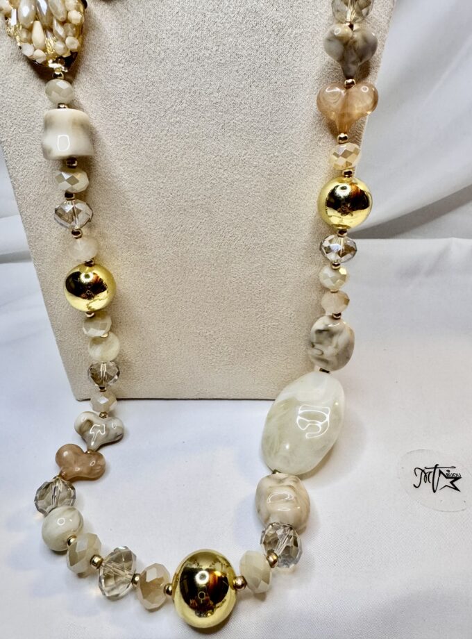 Collana “ Carlotta ” color champagne